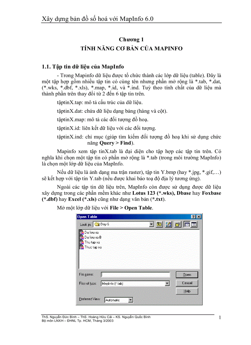 image for page Ứng dụng mapinfo trong số hóa bản đồ