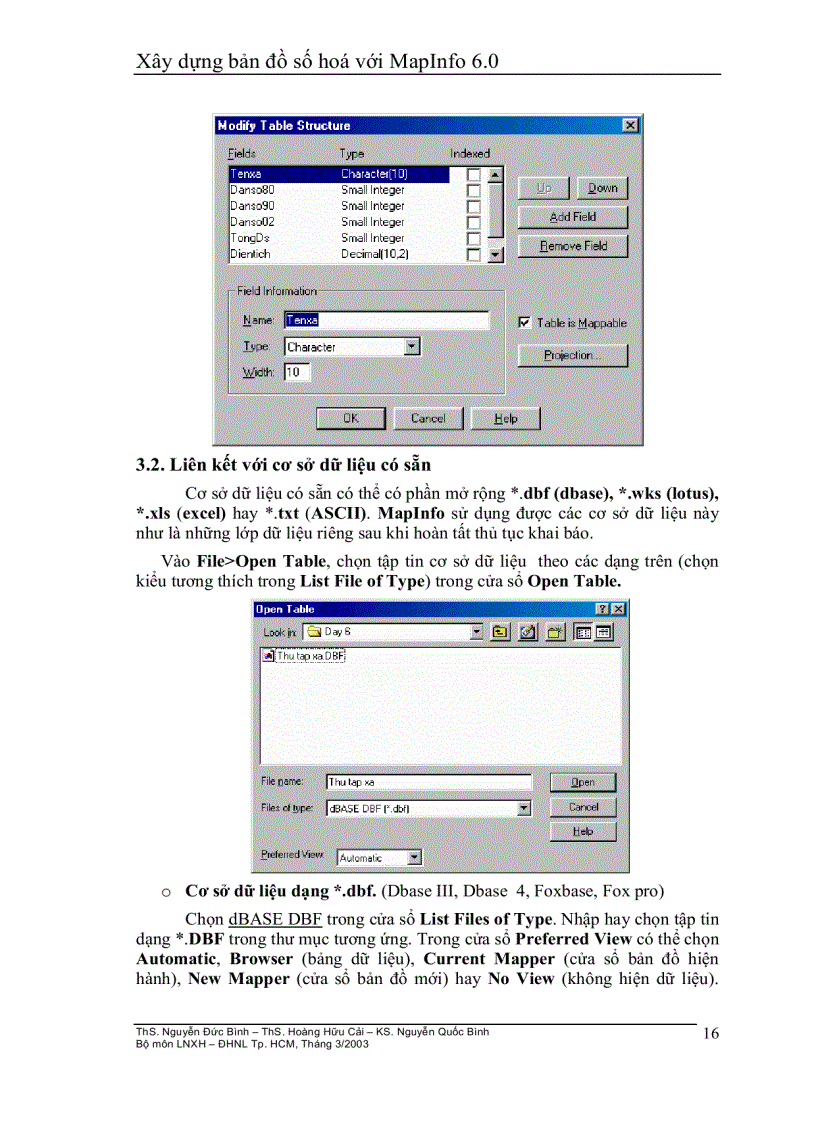 image for page Ứng dụng mapinfo trong số hóa bản đồ