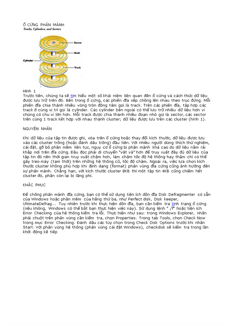 image for page Chống phân mảnh ổ cứng