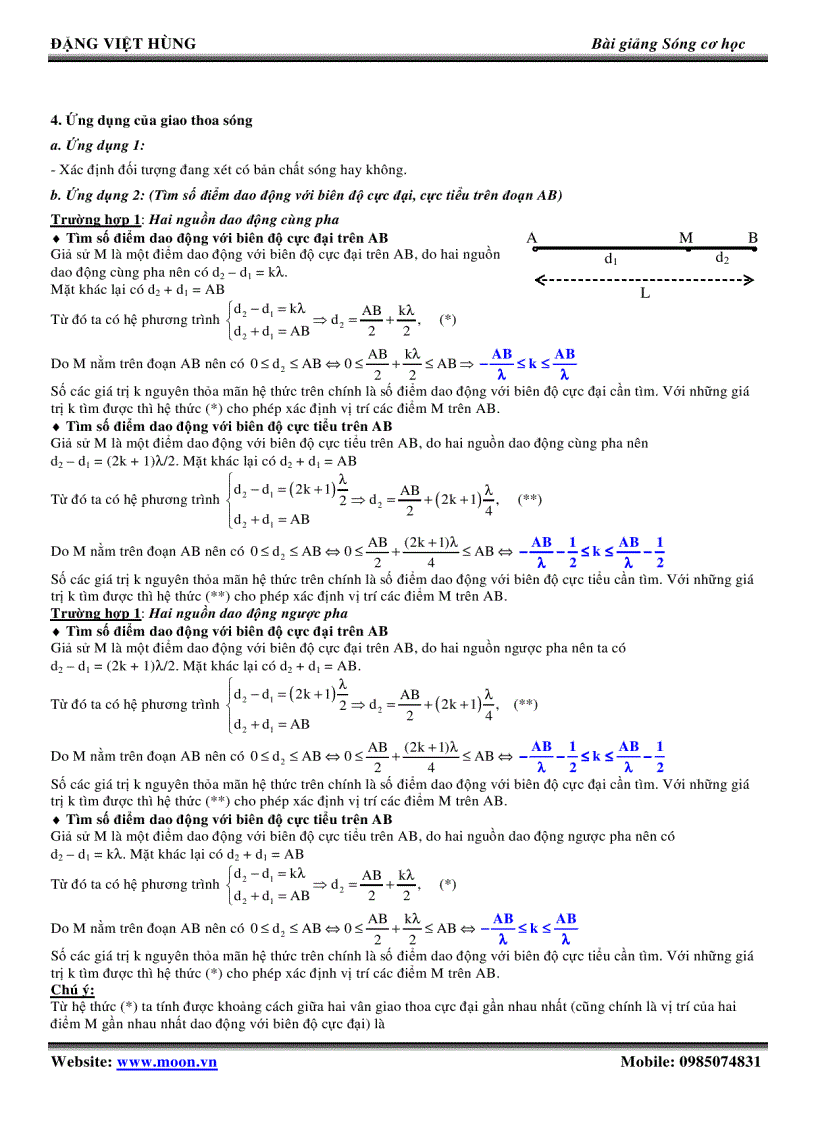 image for page Bài giảng giao thoa sóng cơ học vât lý 12