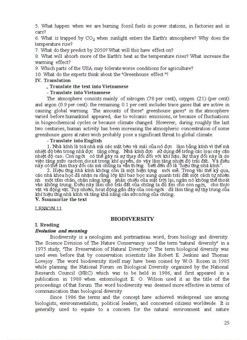 image for page Tiếng Anh chuyên ngành Tài nguyên và Môi trường