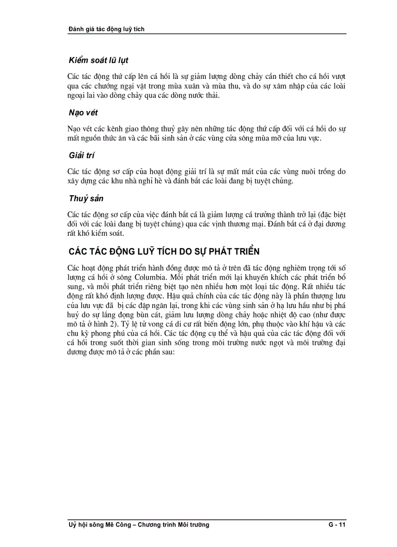 image for page Đánh giá tác động luỹ tích Khoá học G