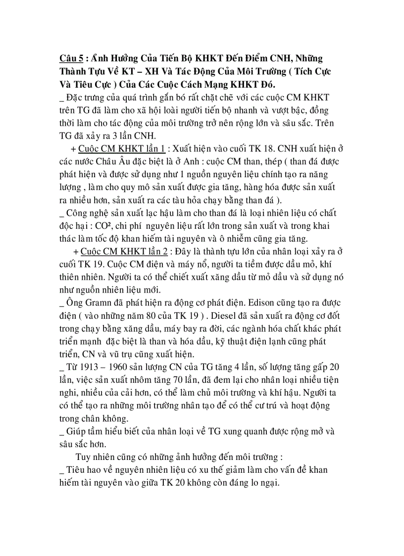 image for page Tài liệu ôn tập môi trường và con người