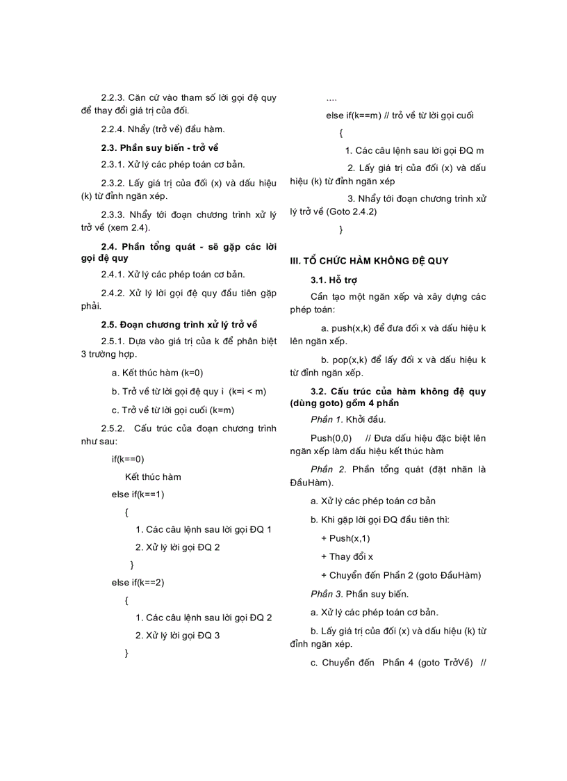 image for page Báo cáo khoa học Đệ quy và các phương pháp khử đệ quy