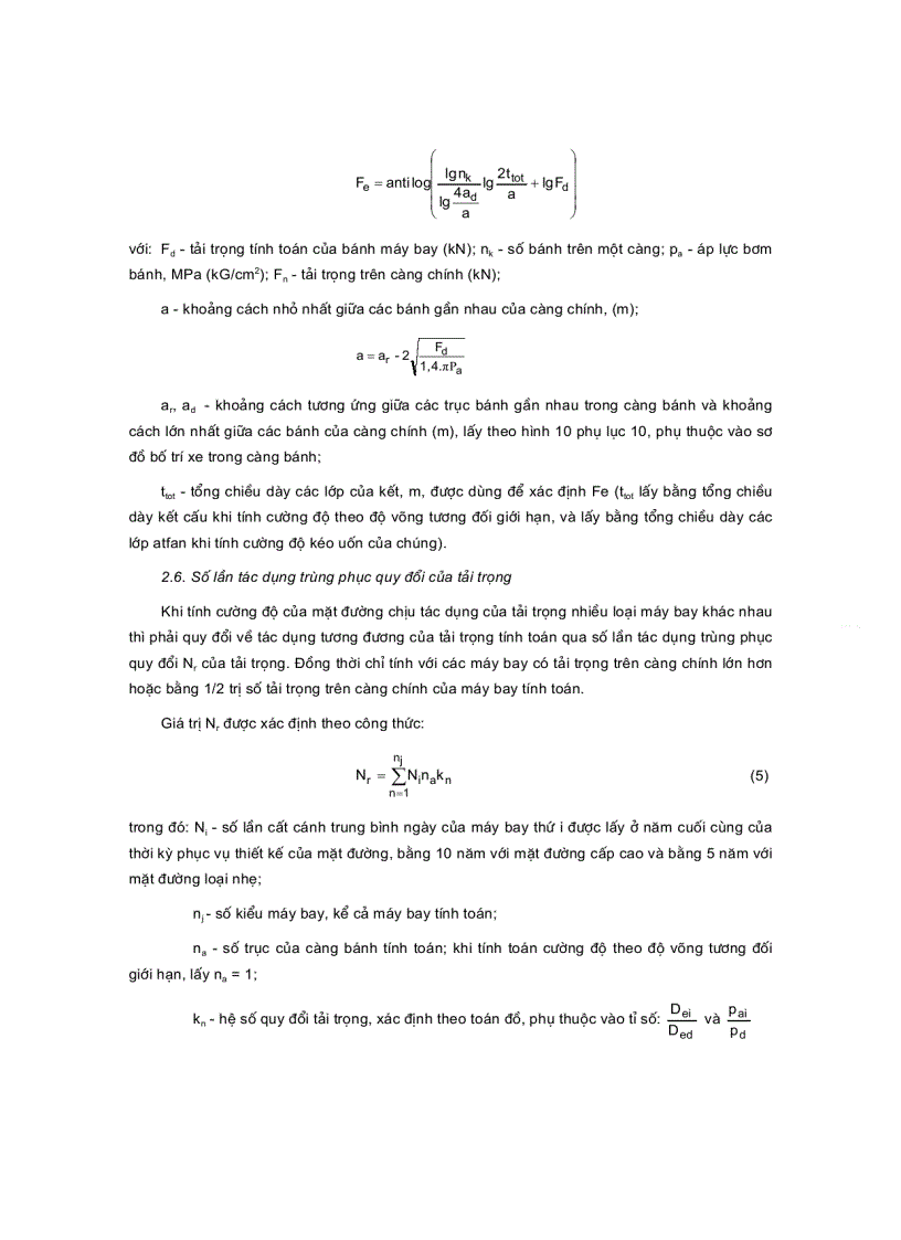 image for page Báo cáo khoa học các phương pháp thiết kế mặt đường mềm sân bay