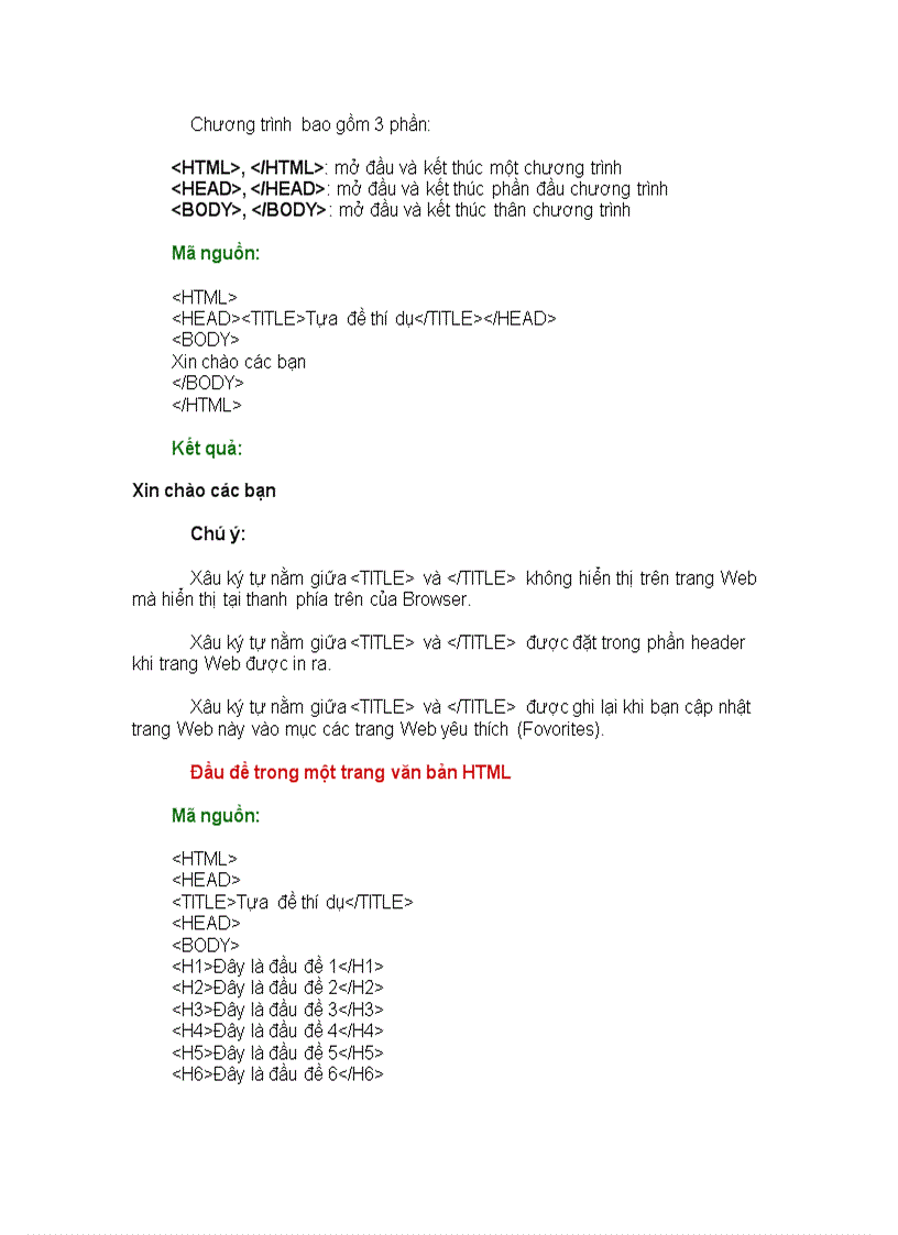 image for page Tài Liệu HTML