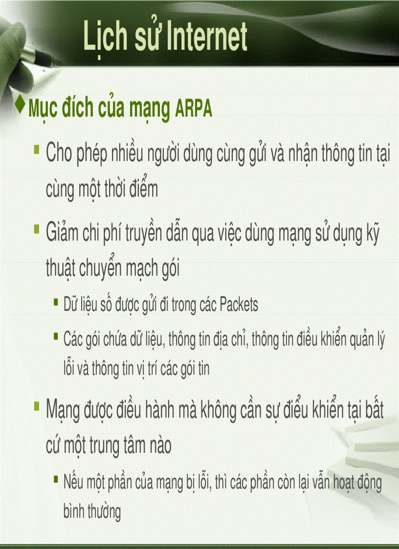 image for page Bài giảng về Internet và TMĐT