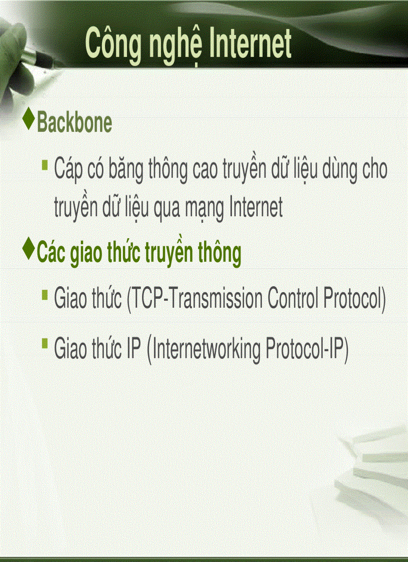 image for page Bài giảng về Internet và TMĐT