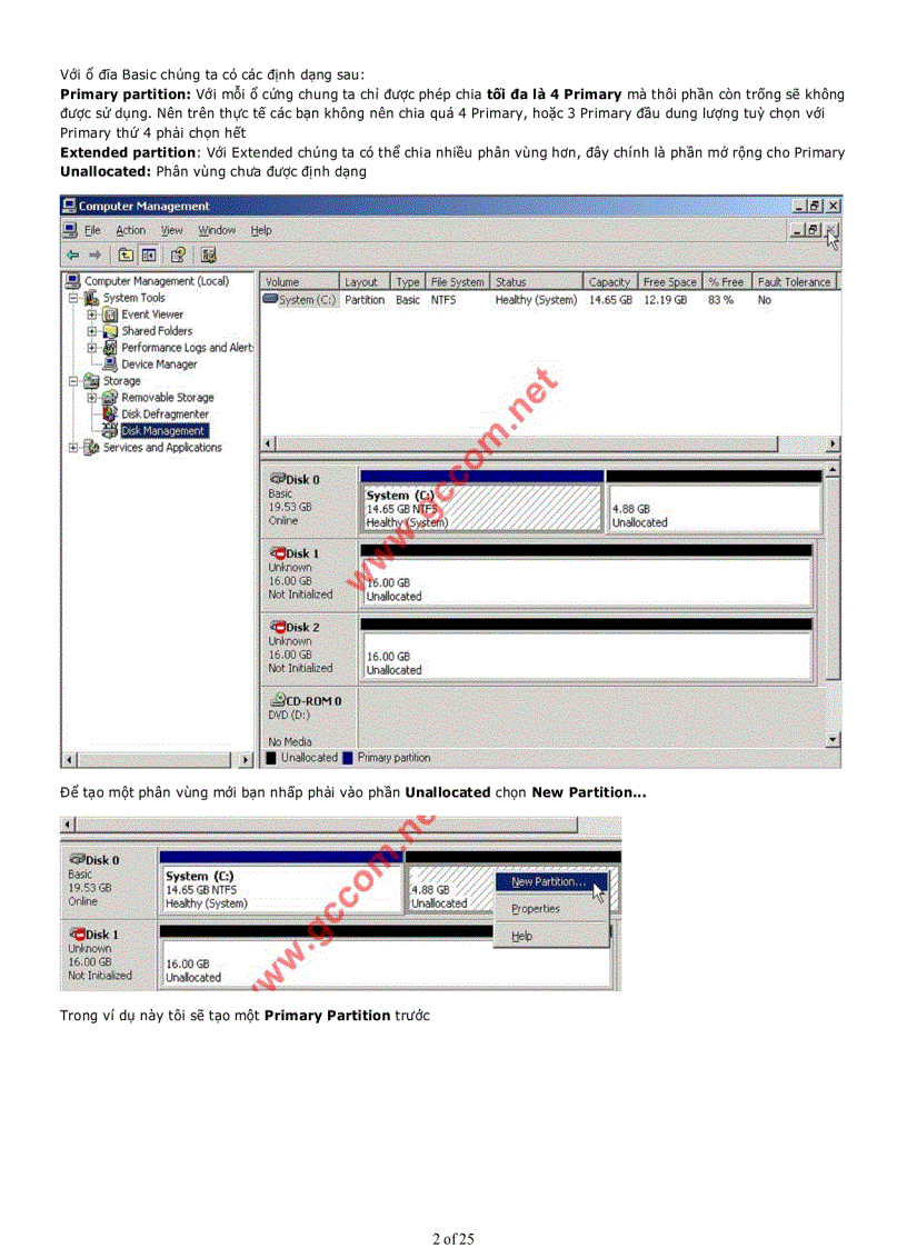 image for page Disk Management