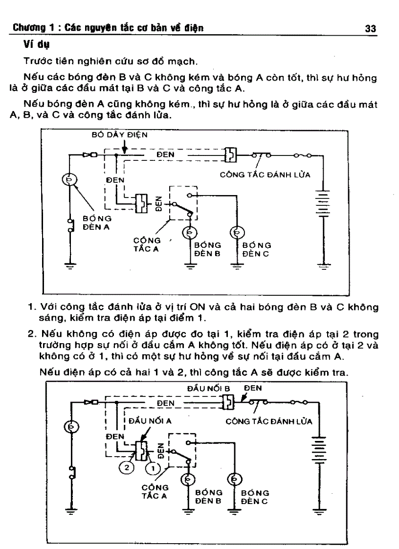 image for page Hướng dẫn sửa chữa xe tay ga đời mới chuong I hệ thống điện