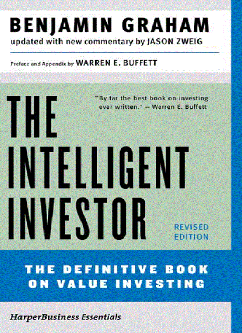 image for page The Intelligent Investor Benjamin Graham A book of practical counse