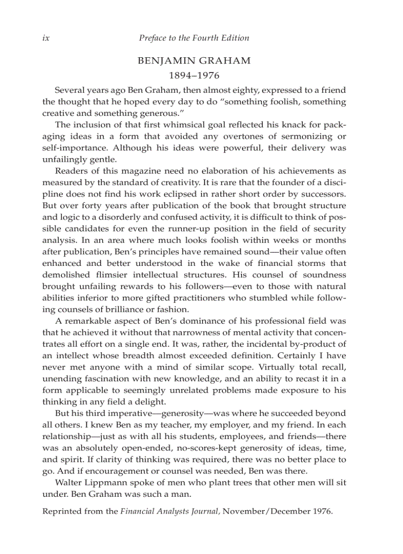 image for page The Intelligent Investor Benjamin Graham A book of practical counse