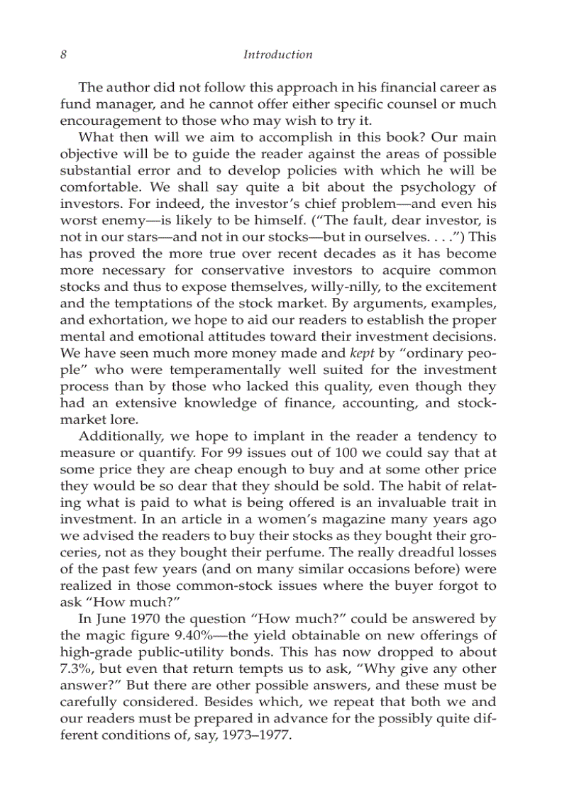 image for page The Intelligent Investor Benjamin Graham A book of practical counse