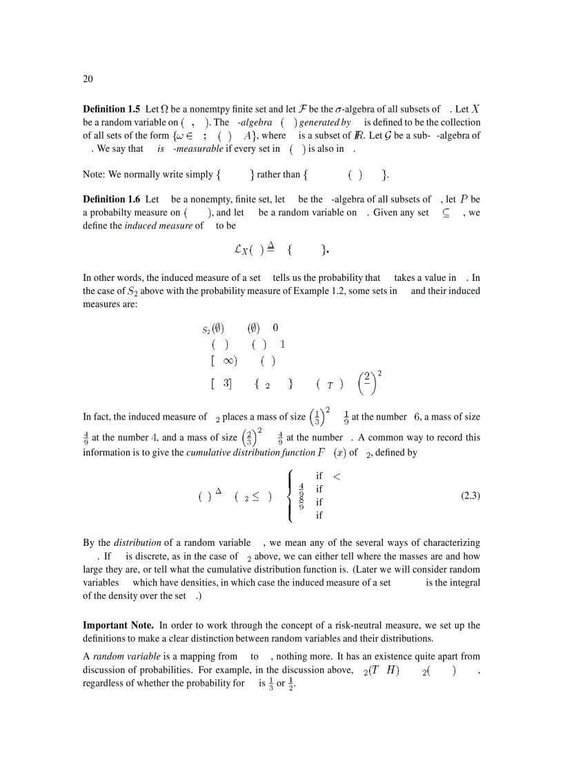image for page Stochastic Calculus and Finance