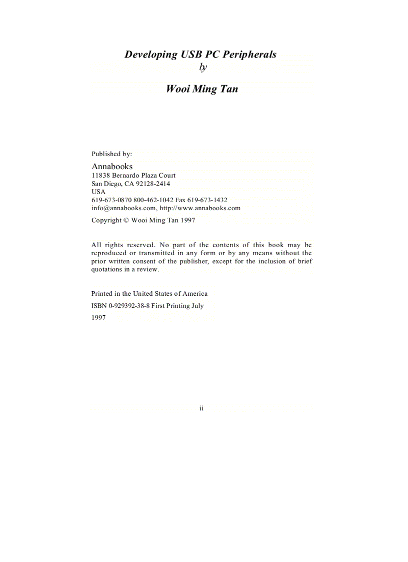 image for page Developing USB PC Peripherals