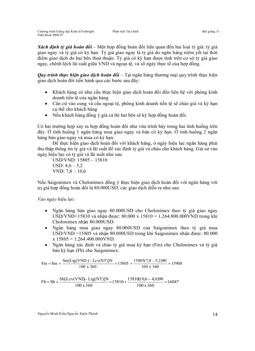 image for page Hợp đồng tương lai và hợp đồng hoán đổi