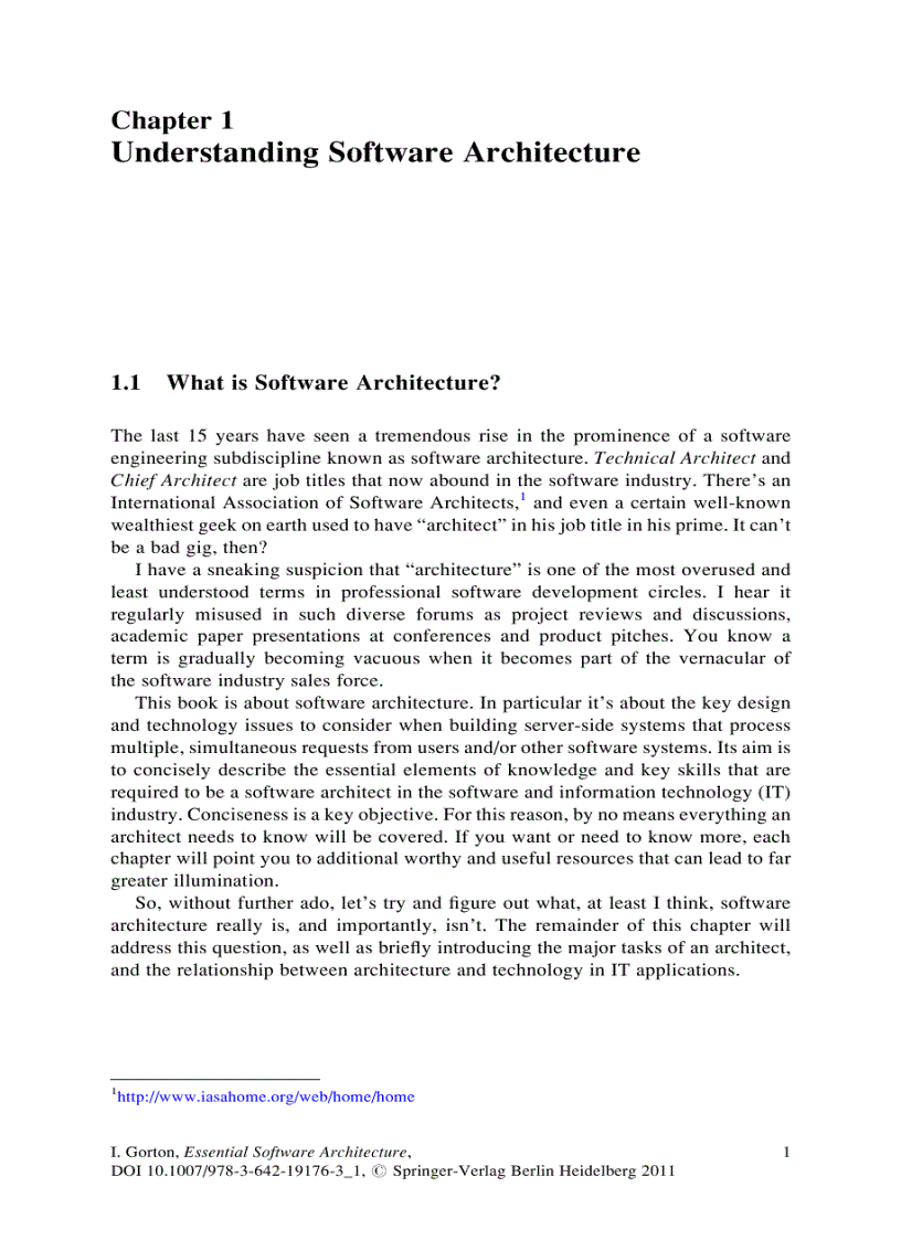 image for page Essential Software Architecture 2nd Edition