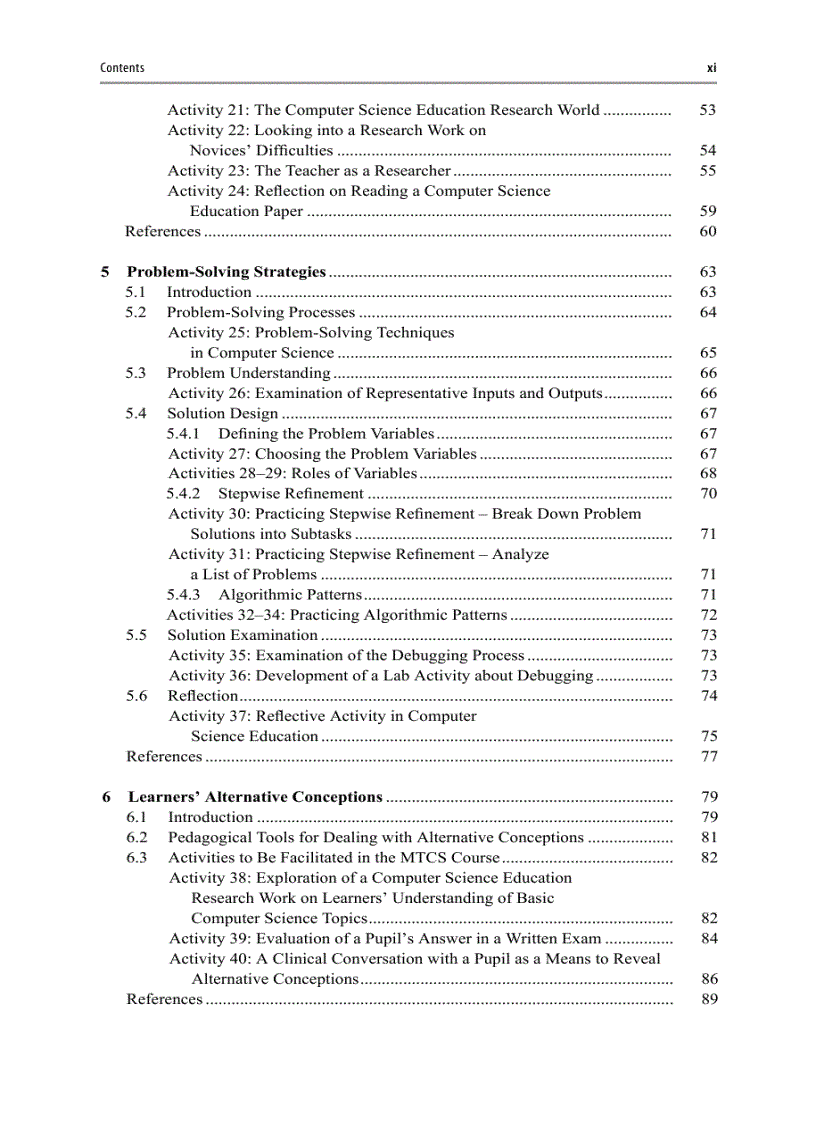image for page Guide to Teaching Computer Science An Activity Based Approach