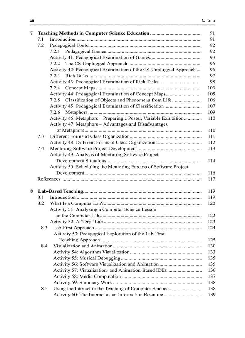 image for page Guide to Teaching Computer Science An Activity Based Approach