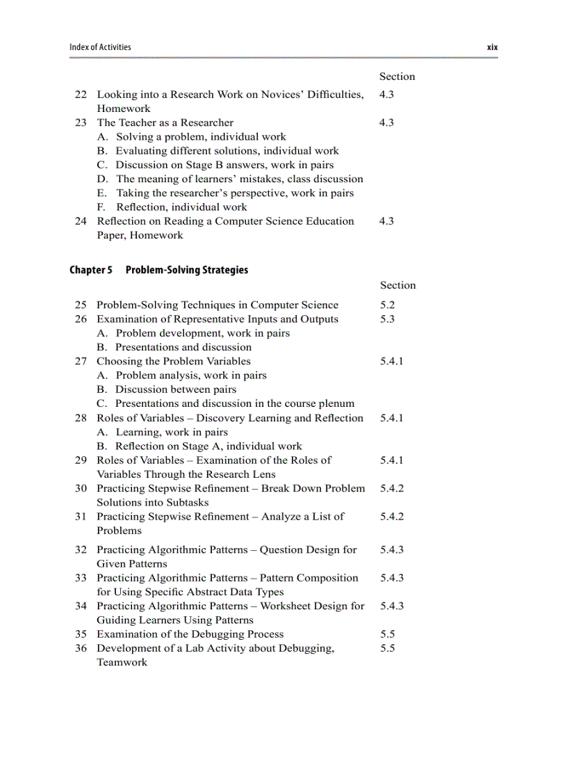 image for page Guide to Teaching Computer Science An Activity Based Approach
