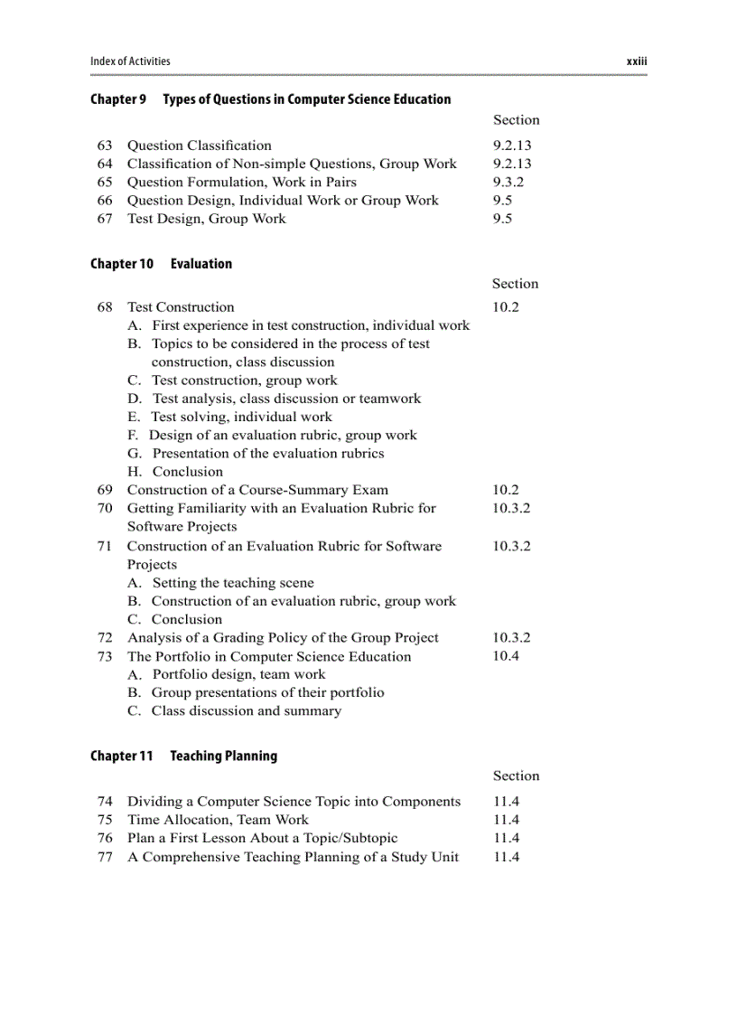 image for page Guide to Teaching Computer Science An Activity Based Approach