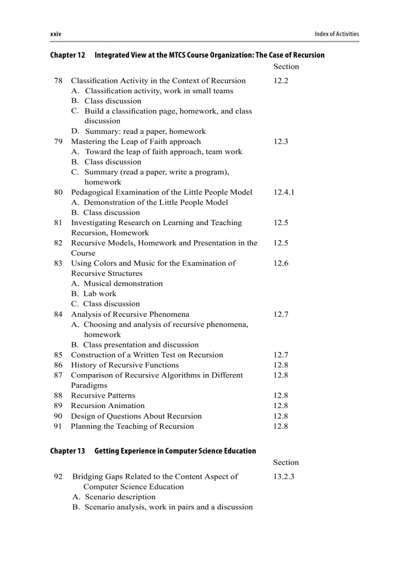 image for page Guide to Teaching Computer Science An Activity Based Approach