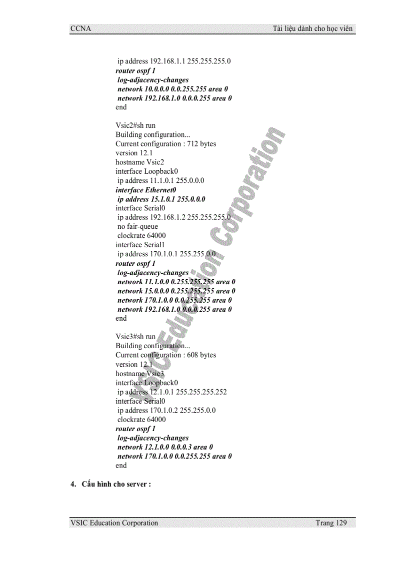 image for page Bài giảng CCNA phần 2