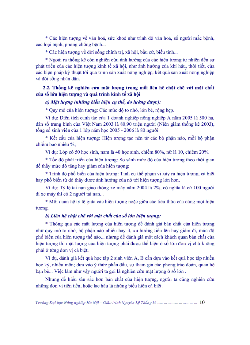 image for page Giáo trình nguyên lí thống kê I