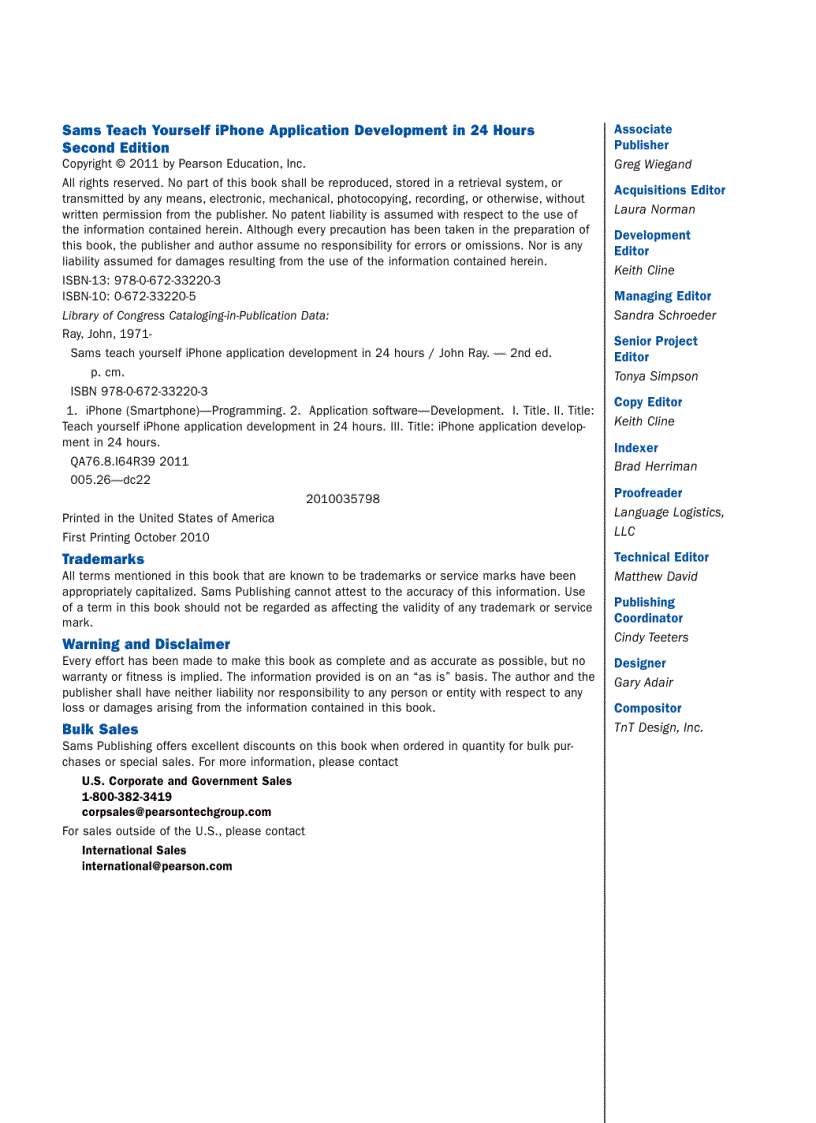 image for page IPhone Application Development in 24 Hours