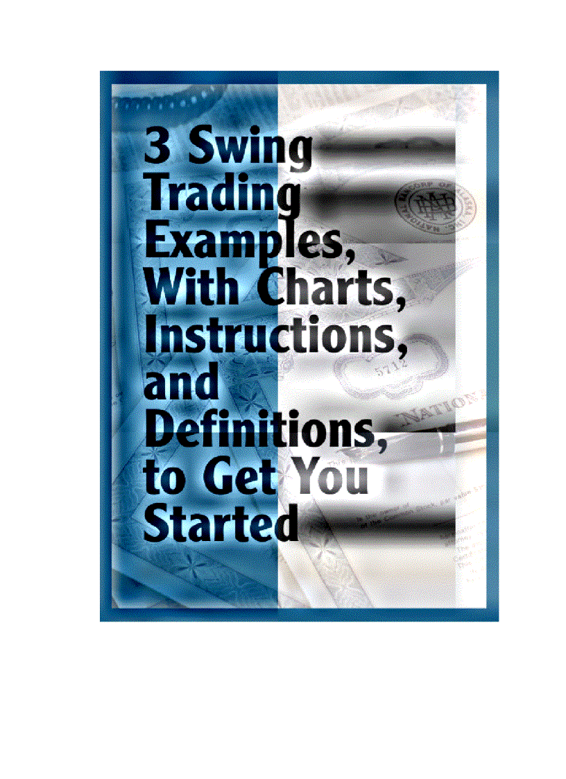 image for page Swing trading examples with charts instructions and definitions to get you started