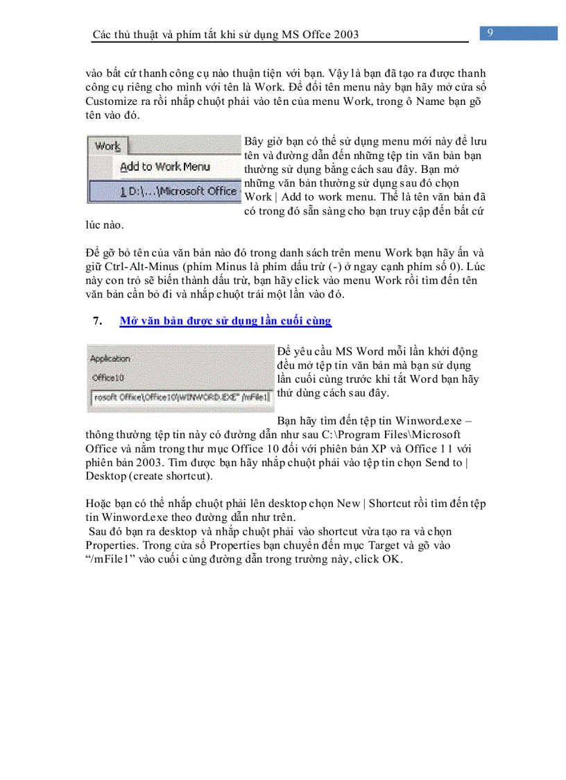 image for page Các thủ thuật khi sử dụng Microsoft Office