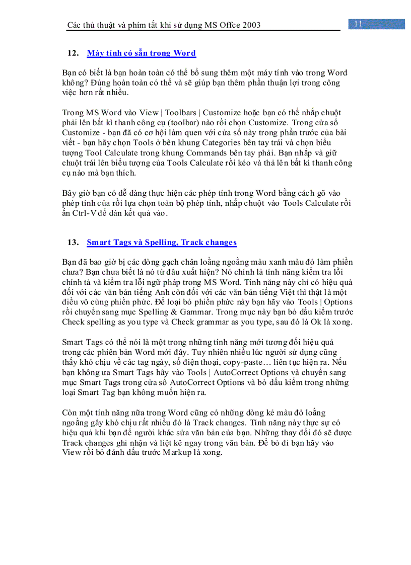 image for page Các thủ thuật khi sử dụng Microsoft Office