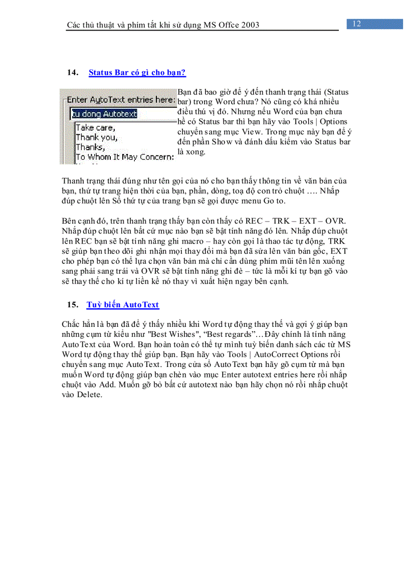 image for page Các thủ thuật khi sử dụng Microsoft Office