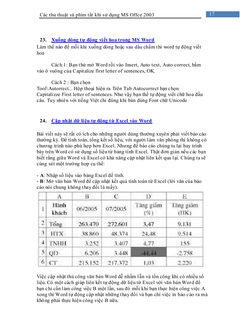 image for page Các thủ thuật khi sử dụng Microsoft Office