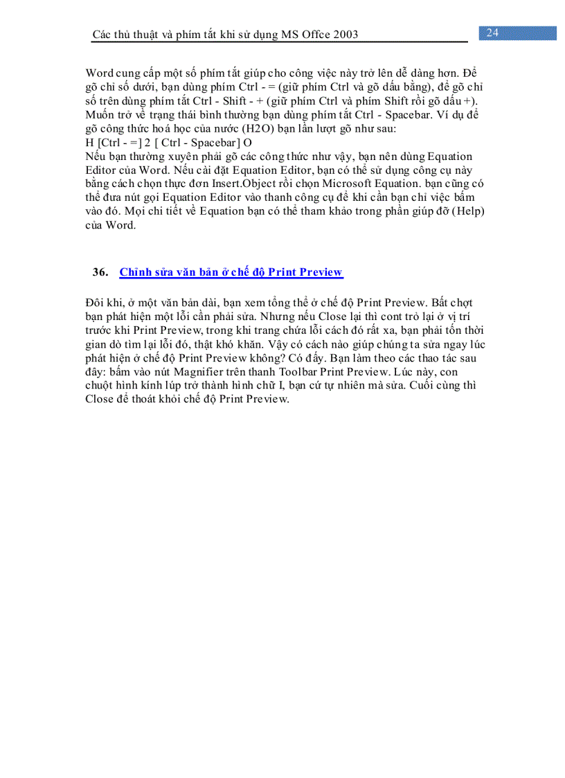 image for page Các thủ thuật khi sử dụng Microsoft Office