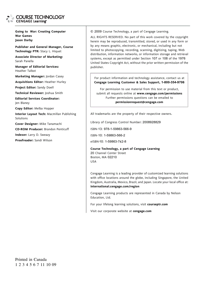 image for page Going to War Creating Computer War Games