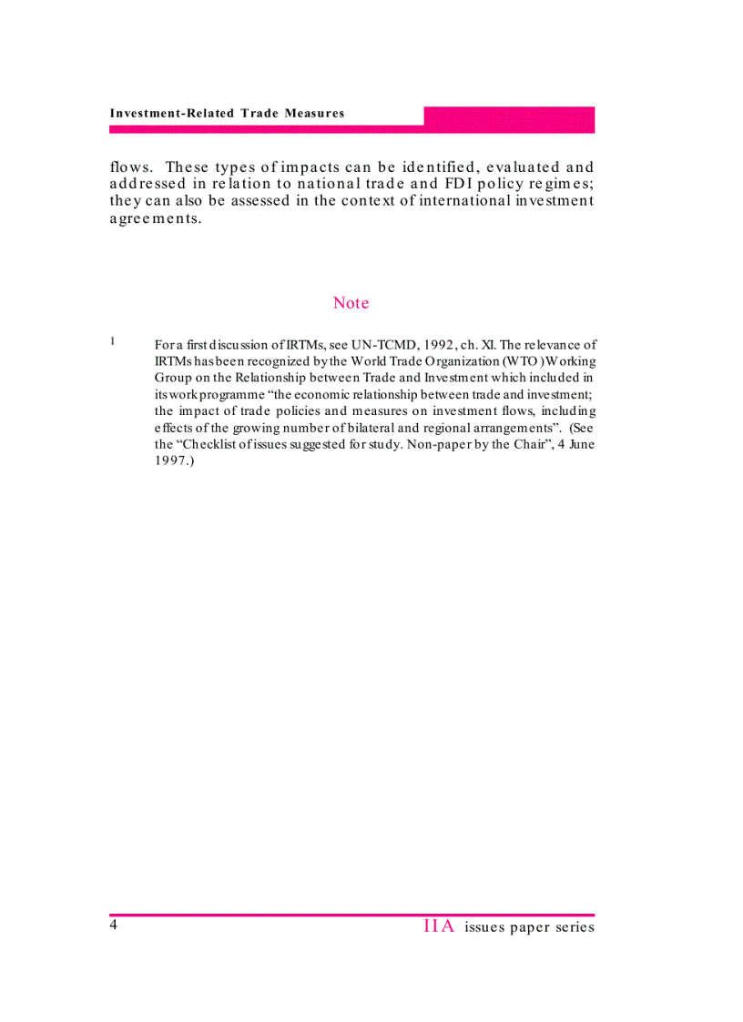 image for page Investment related Trade measures