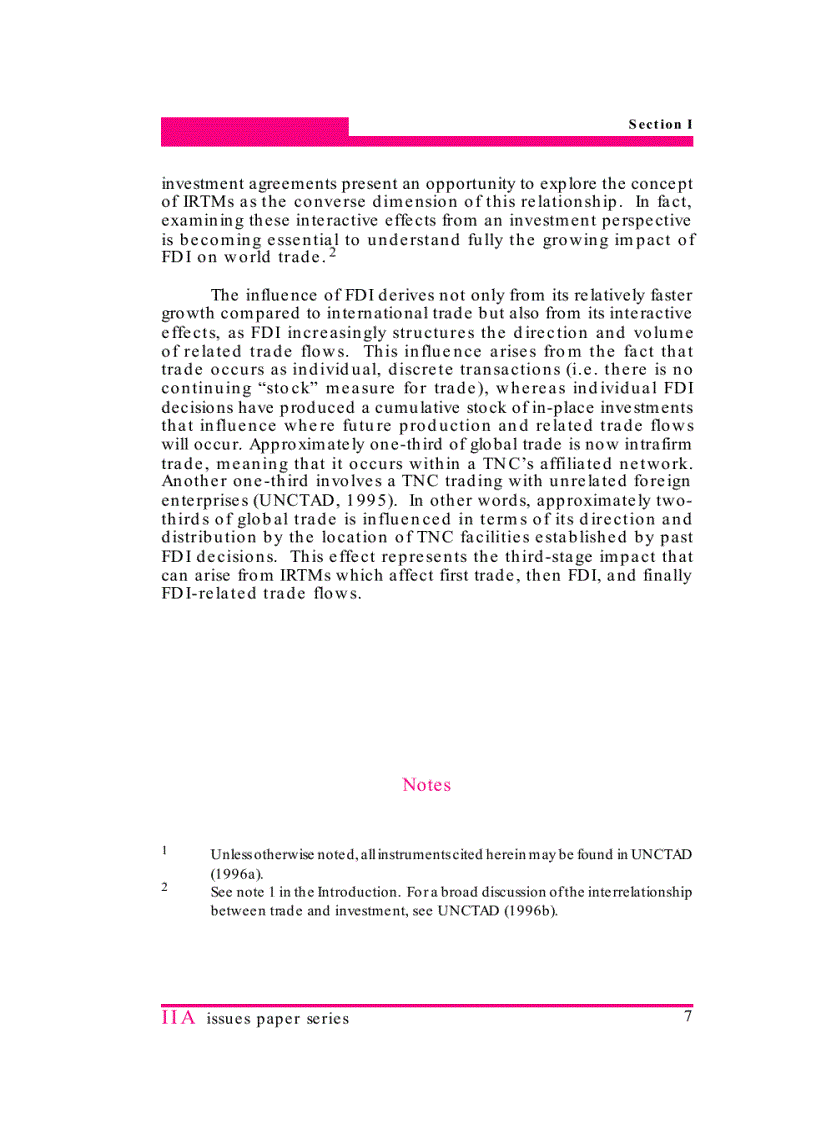 image for page Investment related Trade measures