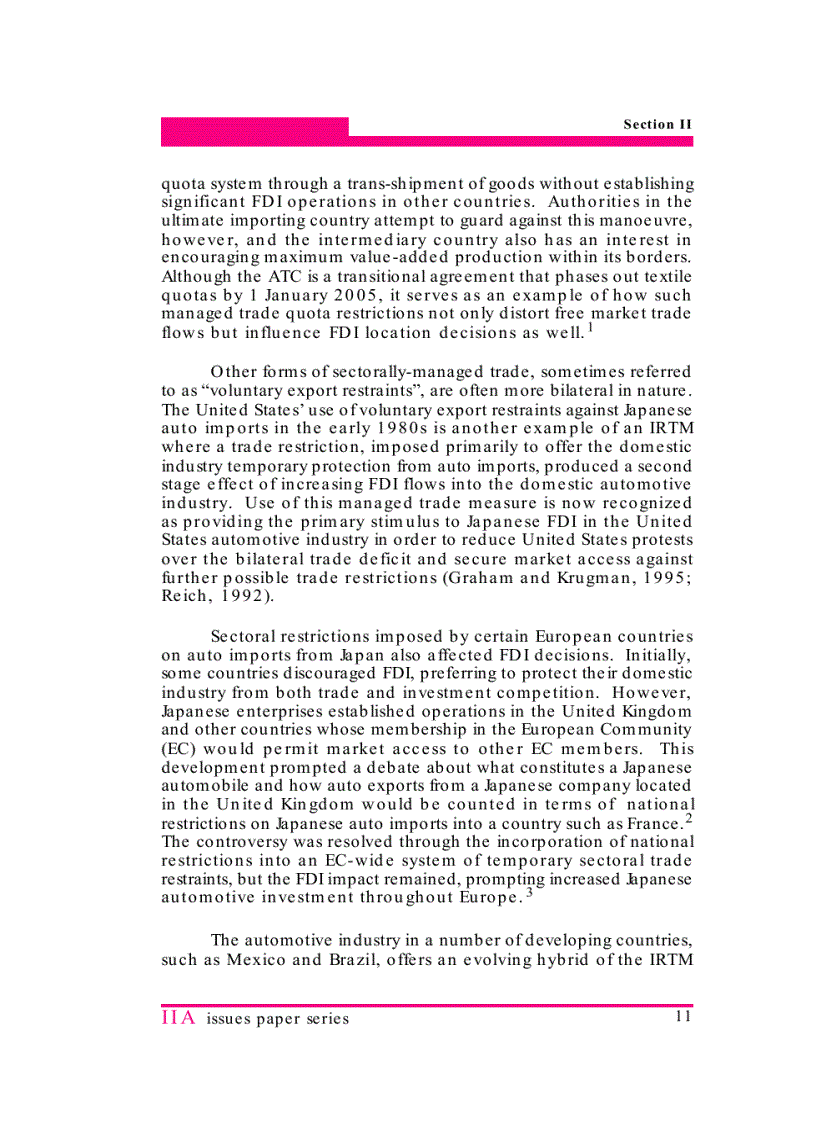 image for page Investment related Trade measures