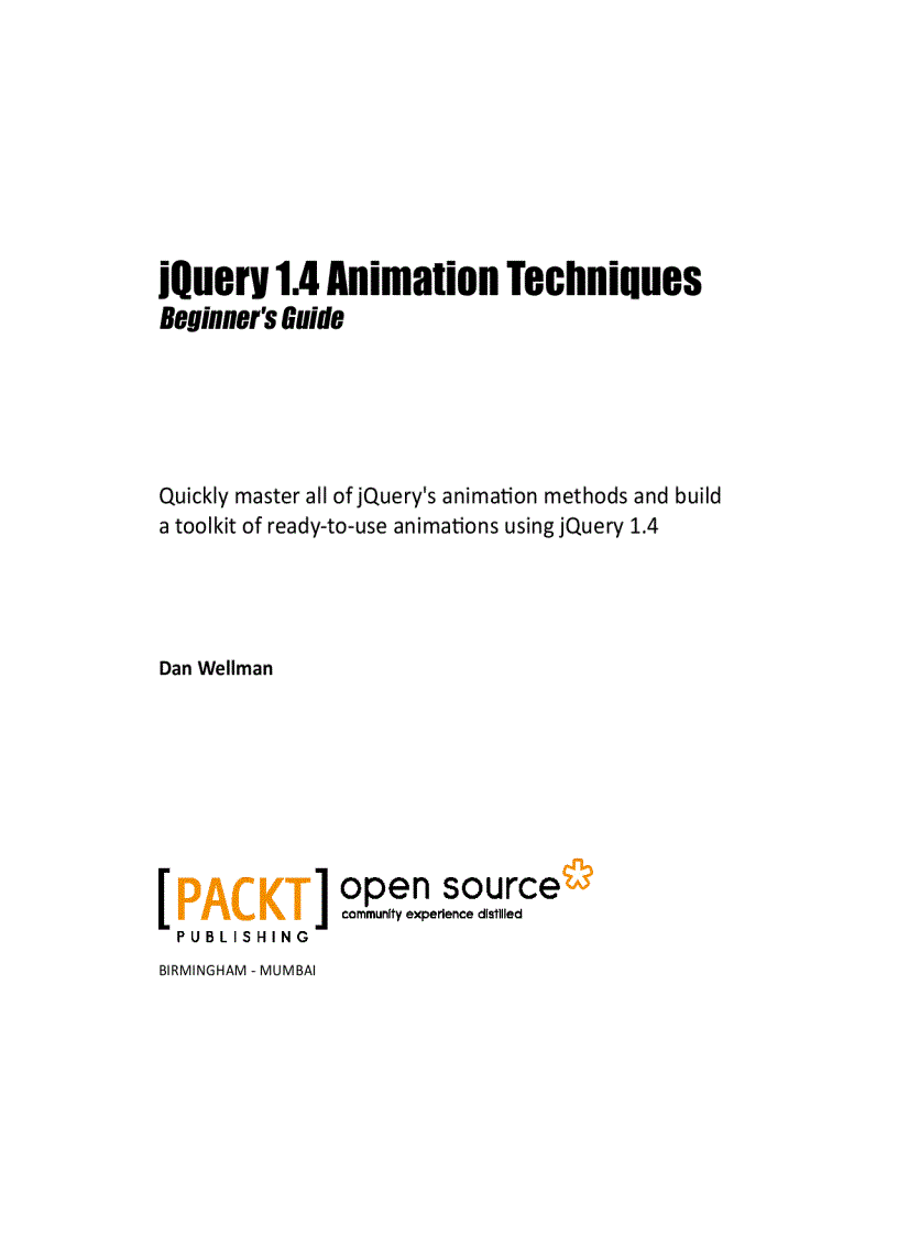 image for page JQuery 1 4 Animation Techniques Beginner s Guide