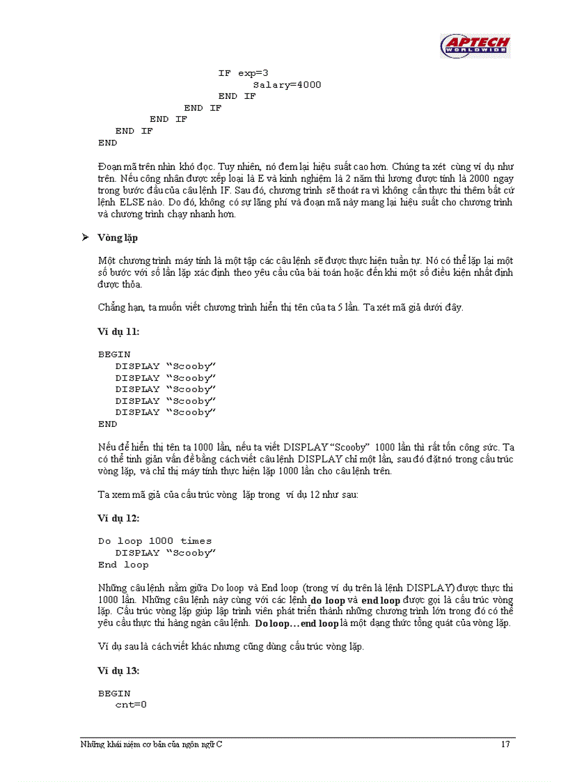 image for page Lập Trình C Session 01 khái niệm cơ bản