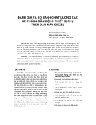 Báo cáo khoa học đánh giá và so sánh chất l ợng các hệ thống dẫn động thiết bị phụ trên đầu máy điezel