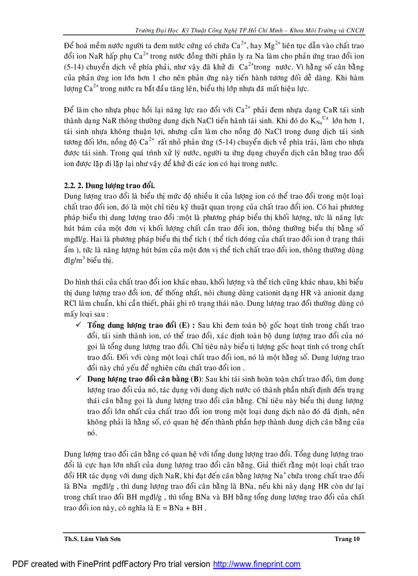 image for page Giáo trình thực hành xử lý nước thải