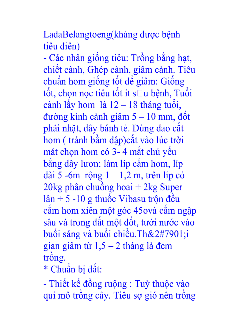 image for page Kỹ thuật trồng và chăm sóc cây tiêu