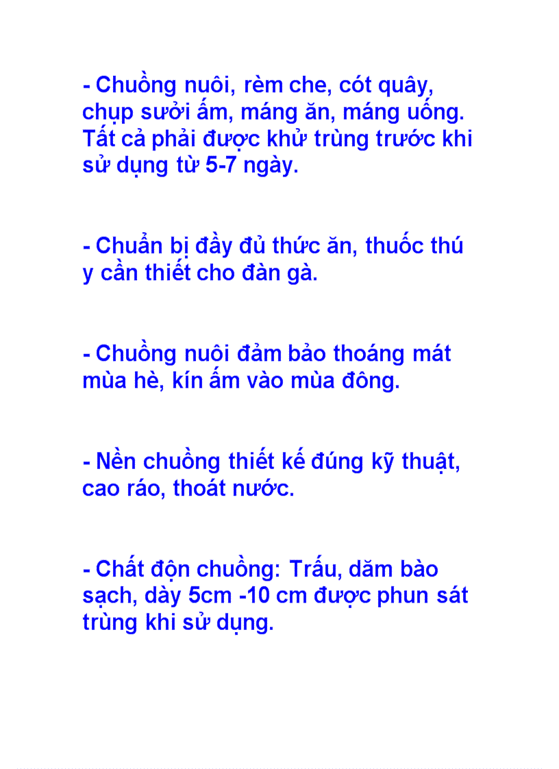 image for page Kỹ thuật nuôi gà
