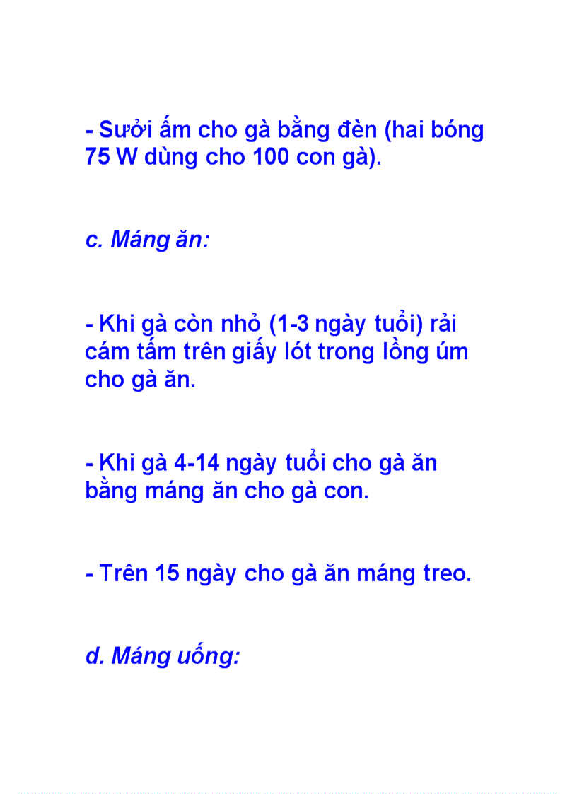 image for page Kỹ thuật nuôi gà