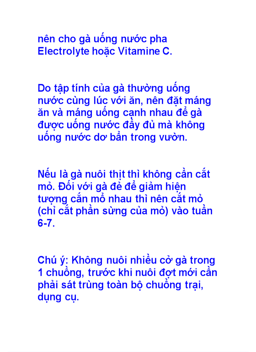image for page Kỹ thuật nuôi gà