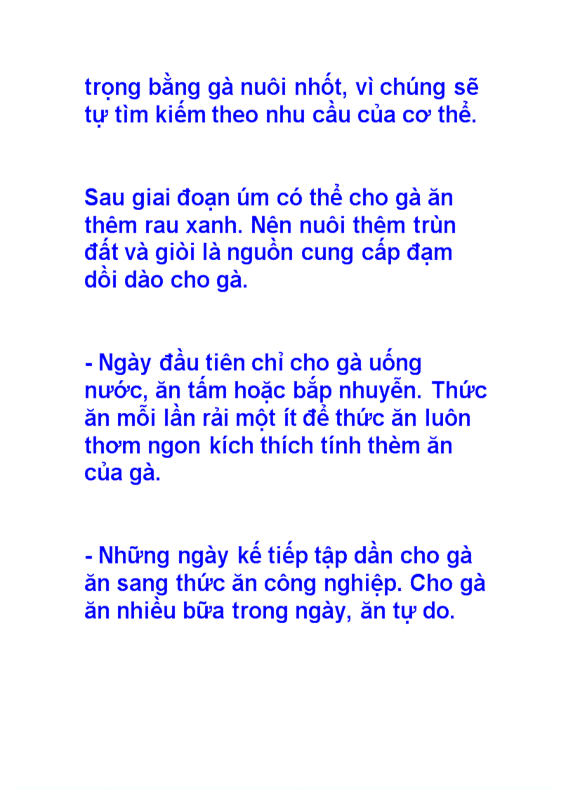 image for page Kỹ thuật nuôi gà