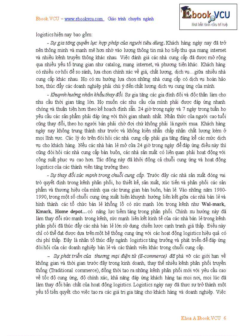 image for page Tài liệu môn học Quản trị Logistics
