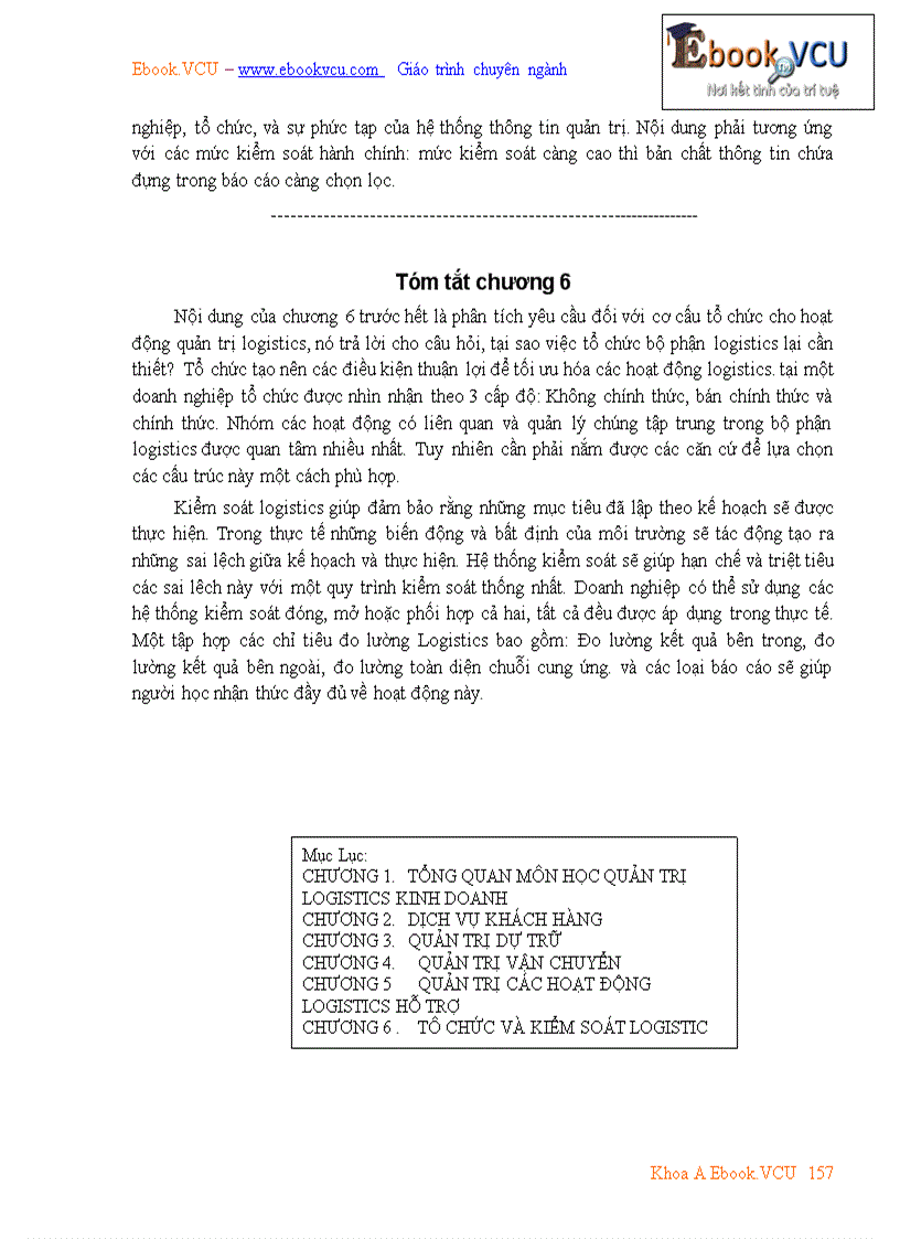 image for page Tài liệu môn học Quản trị Logistics